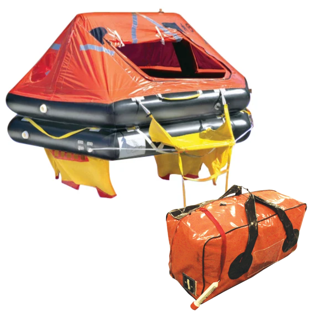  Survitec Zodiac USCG-Approved Coastal Liferaft in Valise